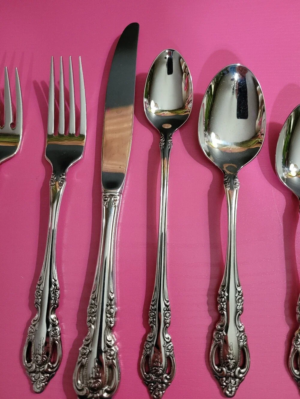 Oneida Community Brahms Silverware 6 Piece Place Setting (1658)